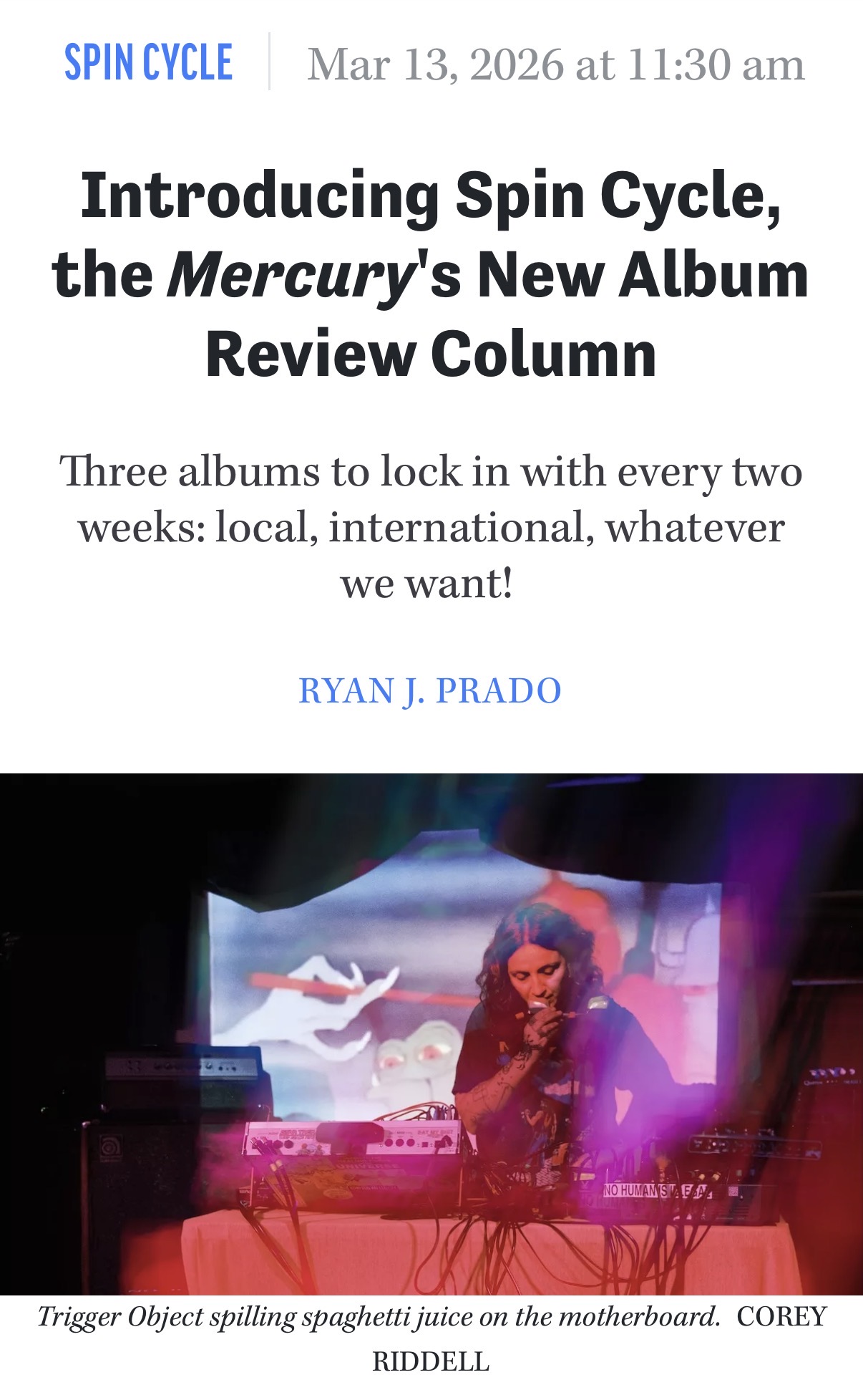 trigger object review mercury March 2026